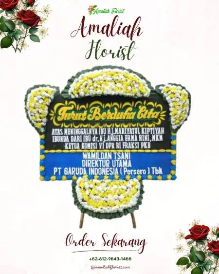 Papan Bunga Duka Serang Kulon